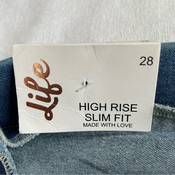 Life Jeans High Rise Slim Fit Skinny High Waist - Picture 2 of 8